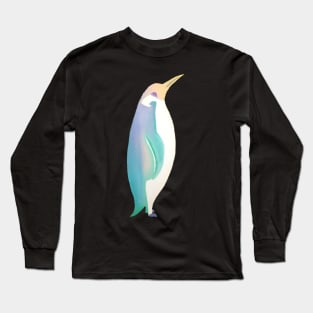 Pastel Rainbow Penguin Long Sleeve T-Shirt